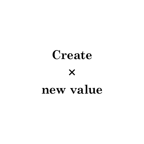 Create × new value